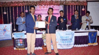 Installation Ceremony of Interact Club of Ryan International Rainbow - Ryan International School, Jalna